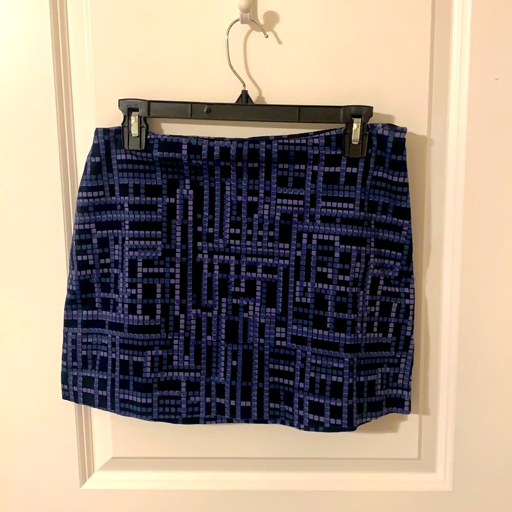 EXPRESS Geometric mini skirt